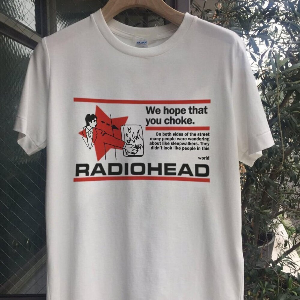 Vintage 90s Radiohead Band Rock Music T-Shirt, Radiohead Unisex Shirt 24